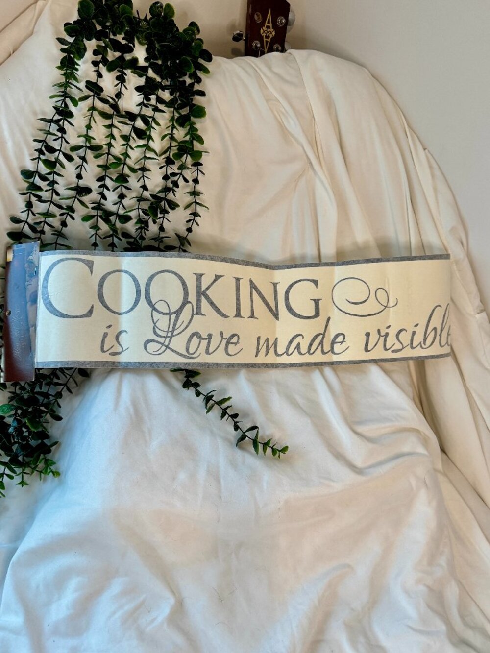 Vinyl 4 Decor 'n More Wall Decal - "Cooking is Love Made Visible" Kitchen Quote